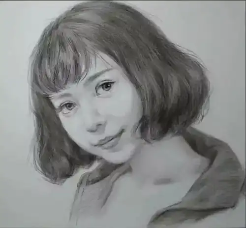 素描人物头像教程,大家等候多时的国产小姐姐
