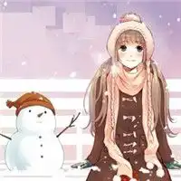 微信头像情侣动漫一对清纯甜蜜小情侣
