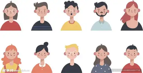 人形头像设计图
