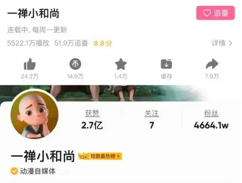 抖音超级ip号,只会熬鸡汤的一禅小和尚,凭啥2亿赞4000万粉
