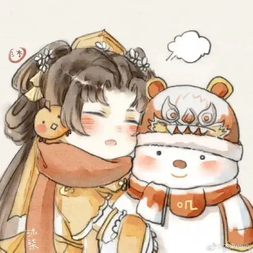 剑网3头像,天气凉了,要注意保暖全门派萝莉雪人
