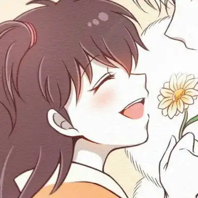 情侣头像动漫一男一女情侣头像二次元呆萌两张配对
