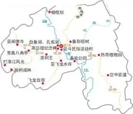 西双版纳地图
