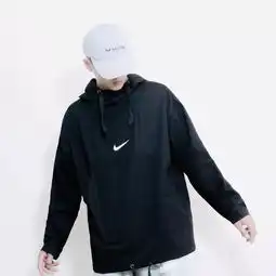 店长优选系列nike19ss耐克男女同款情侣款暗黑风套头半拉链外套
