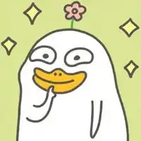 小红书超级火爆的卡通可爱鸭子头像
