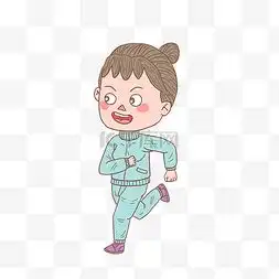 卡通跑人图片卡通跑人图片素材免费下载千库网

