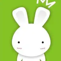 开心兔子图片卡通头像微信头像图片大全
