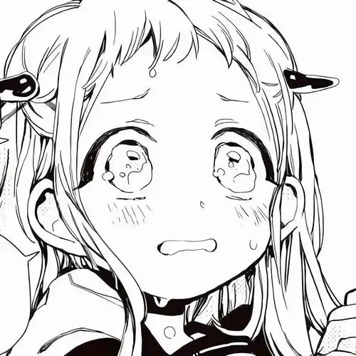 二次元黑白漫画头像最感动的告白是带我回家
