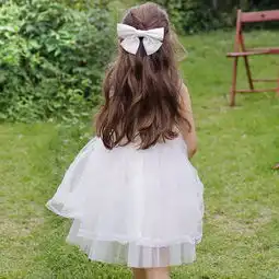 凯斯曼可kidsmac童装女童裙子2018新款夏款女孩公主裙纱裙儿童蕾丝连衣裙蜜芽
