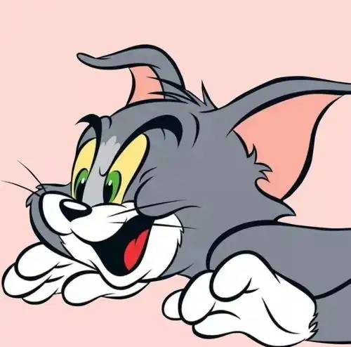 超有爱的猫和老鼠情侣头像背景图套图
