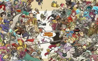 英雄联盟lol英雄合照精美手绘壁纸很唯美的一组图
