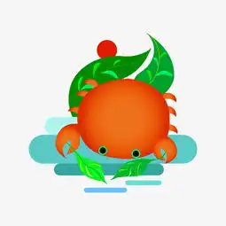 螃蟹暖色系卡通手绘风格螃蟹戏水免抠图片素材其他格式下载动漫人物大全
