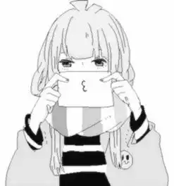 动漫情侣女3黑白
