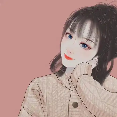 专属自己的手绘漫画头像,喵喵闺蜜头像情侣头像
