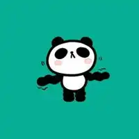 呆萌的卡通熊猫头像微信头像图片大全
