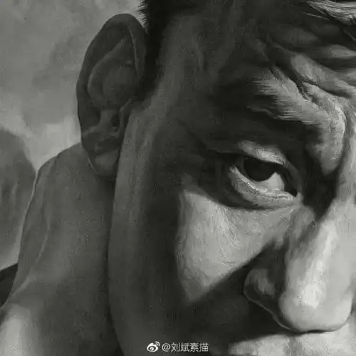 不愧是素描冷军,连李冰冰都发微博为他打call
