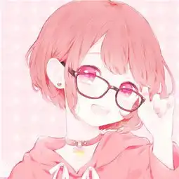 卡通情侣头像二次元少女心
