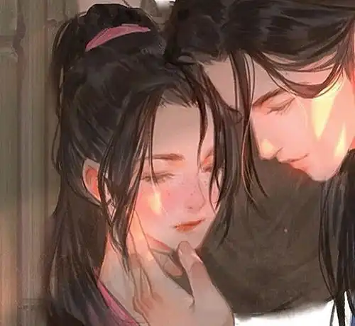 中秋节就要换上古风情侣动漫头像
