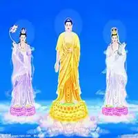 头上带月亮的佛图片微信头像图片大全
