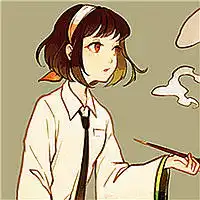 个性短发卡通女生头像,还像个傻子一样等你
