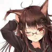 狐狸耳朵的动漫女生头像微信头像图片大全
