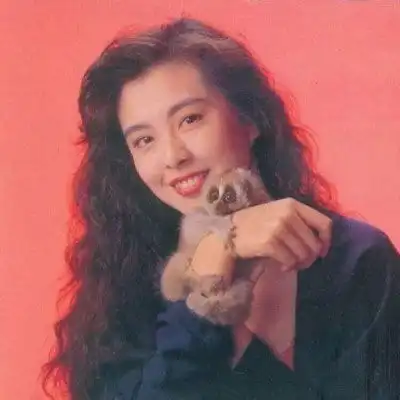 80年代复古港风侧颜美女头像
