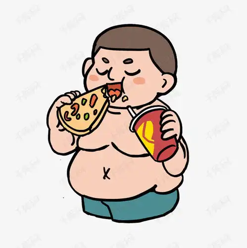 卡通人物大肚腩贪吃的胖子素材图片免费下载高清psd千库网图片编号9115226
