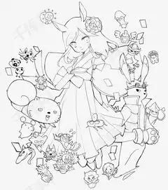 线描手绘人物素材图片免费下载高清图片png千库网图片编号4374928
