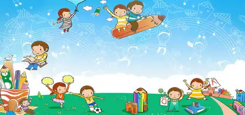幼儿园卡通招生海报banner背景图片素材免费下载熊猫办公
