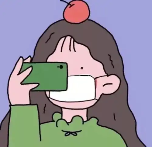 抖音超火的口罩情侣头像,单身人士非常羡慕
