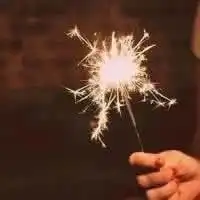 烟花棒短暂美丽烟花可爱头像微信头像图片大全
