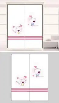 卡通小熊移门图片素材卡通小熊移门图片素材下载卡通小熊移门背景素材卡通小熊移门模板下载我图网
