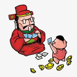 新年喜庆财神插画图片素材其他格式下载动漫人物大全
