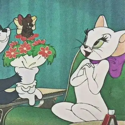 猫和老鼠高清头像情侣
