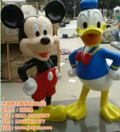 西宁卡通雕塑,首选腾艺雕塑,卡通雕塑租赁高清图片高清大图
