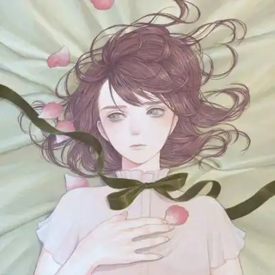 唯美复古素描女生头像高清图,唯美好看的女生素描头像
