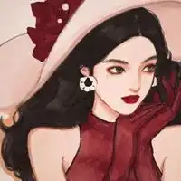 微信头像时尚女卡通时尚女孩微信头像
