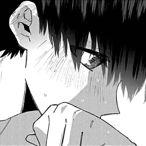 动漫头像黑白线条动漫男生头像
