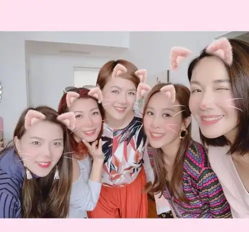 陈豪夫妇和好友相聚陈茵媺李施嬅等前港姐同框依旧冻龄

