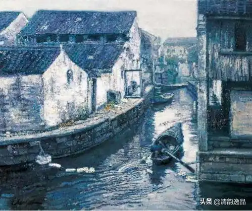 梦里的江南水乡陈逸飞油画作品欣赏
