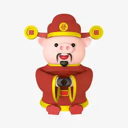 卡通立体财神猪拜年免费下载图片素材其他格式下载动漫人物大全
