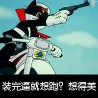 黑猫警长恶搞表情包微信头像图片大全
