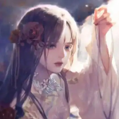 古风唯美伤感女生头像,笑而不语是最好的
