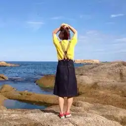qq头像海边唯美背影女生图片怠慢你的人就是不在意你的人
