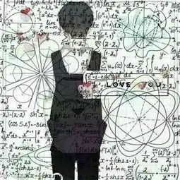 2017带数字公式的动漫情侣头像公式情侣动漫头像一男一女
