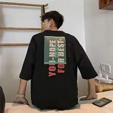 2019新款文艺男士夏季短袖t恤韩版休闲男装情侣半袖衣服ds341tp25
