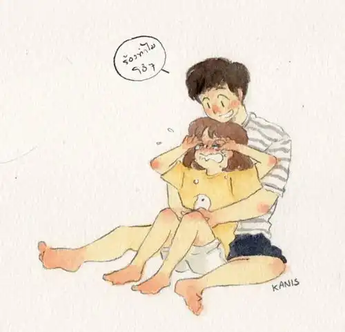 40张情侣间真实甜蜜插画曝光,看完都想谈恋爱了
