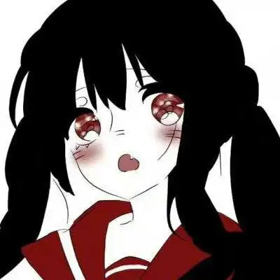 黑暗病娇系动漫头像图片忧郁压抑还悲伤
