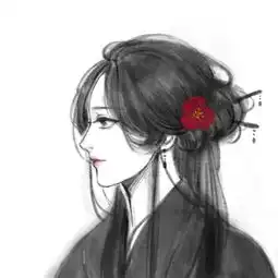 找一对高清无水印,古风情侣动漫头像
