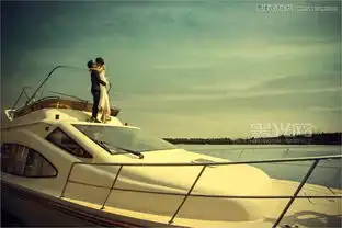 ps把海边游艇上的甜蜜情侣照片调成深蓝色
